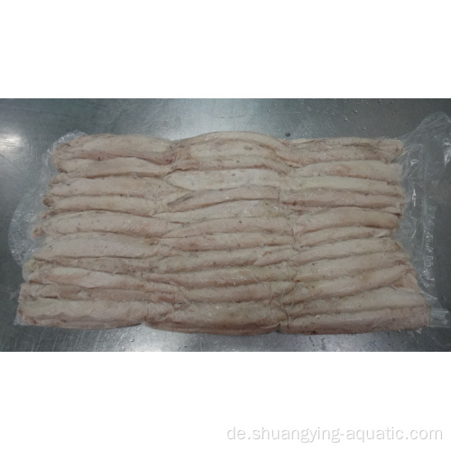 Gefrorener Bonito Thunfisch Albacore -Lende im Vakuumpaket